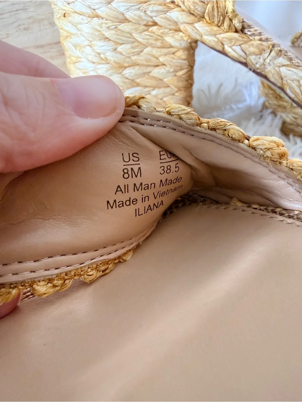 Sam Edelman size woven